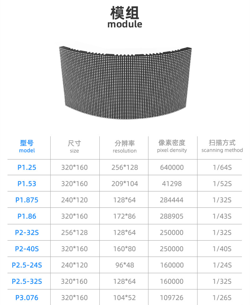 LED吧臺前臺可移動顯示屏